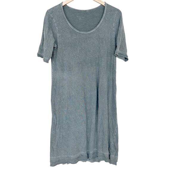 Christina Lehr Green Short Sleeve T Shirt Dress OS - Picture 5 of 5